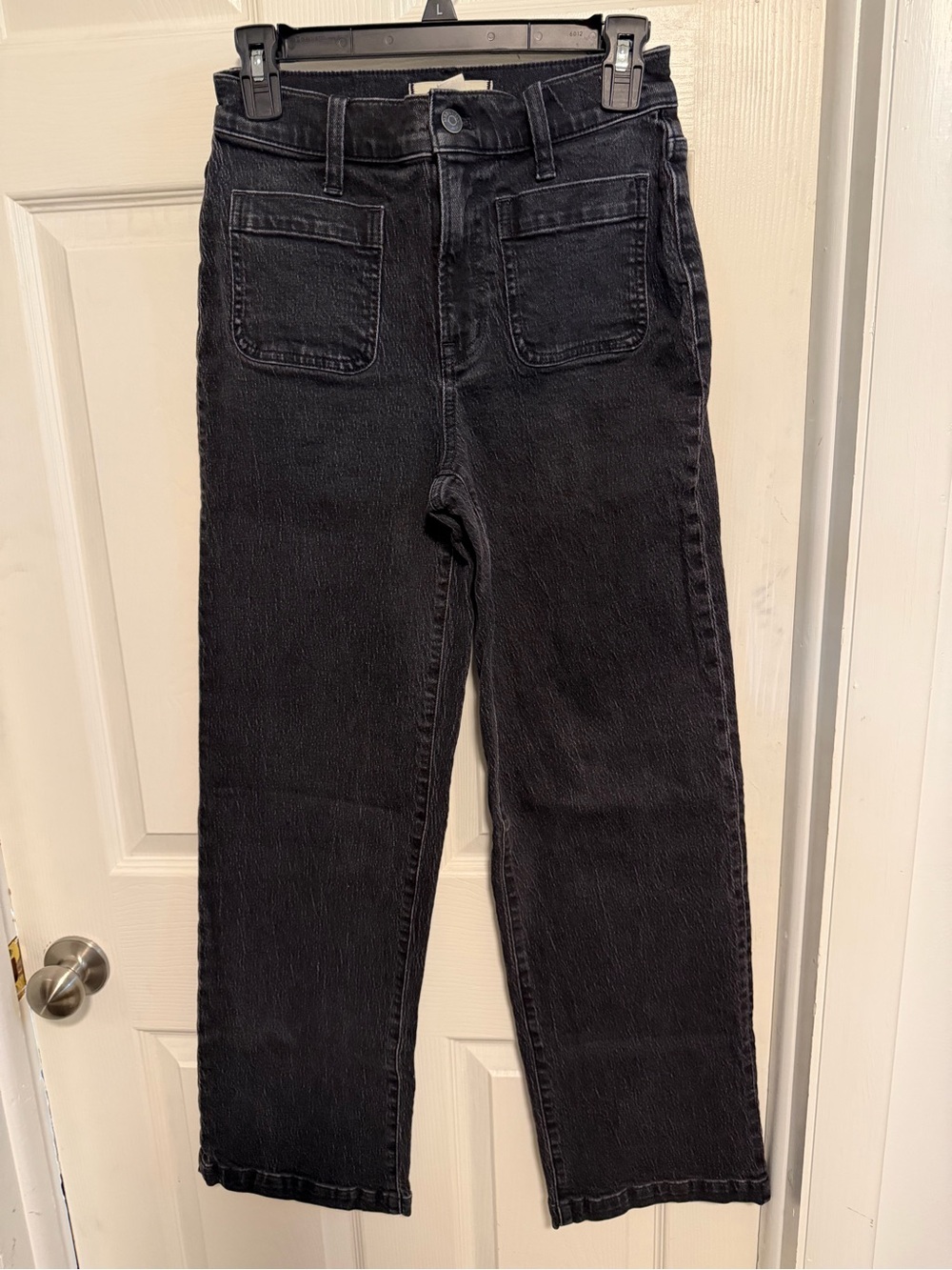 Madewell Black Wide-Leg Jeans